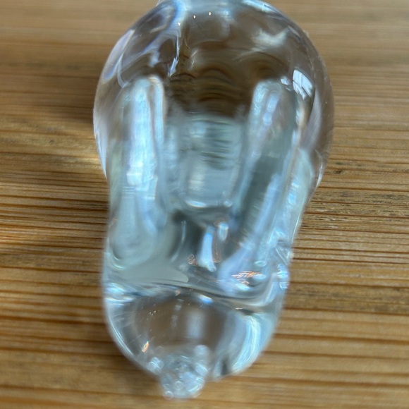 Vintage Clear Hand blown art glass rabbits - Picture 5 of 16